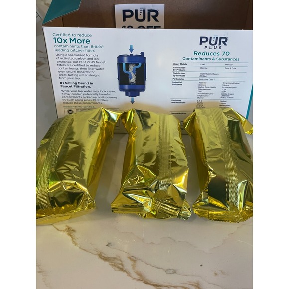 Pur Plus Faucet Mount Mineral Core Replacement Filter RF-9999 Set of 3‎ New - Picture 1 of 7